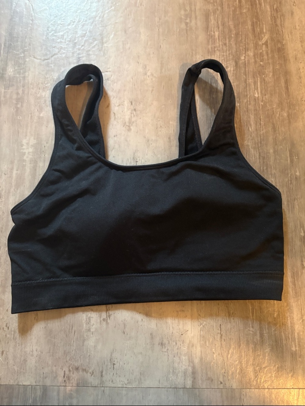 Auden Black Racerback Sports Bra